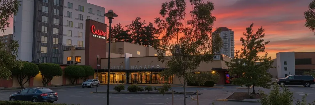 Casino Nanaimo at sunset — Casino Nanaimo