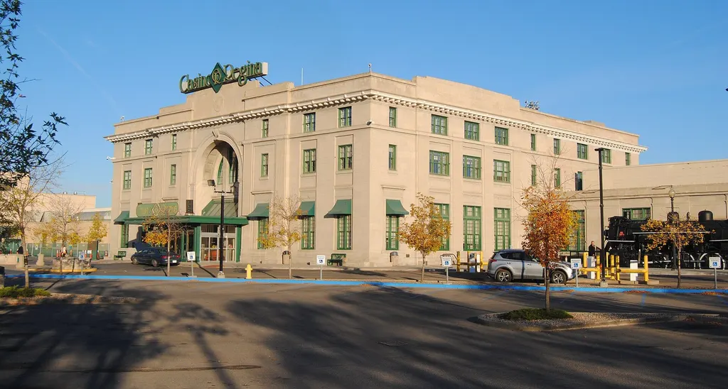 Casino Regina in the former Union Station building, downtown Regina, Saskatchewan — Casino Regina