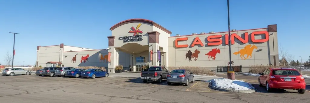 Century Downs Racetrack and Casino entrance — Century Downs Racetrack & Casino