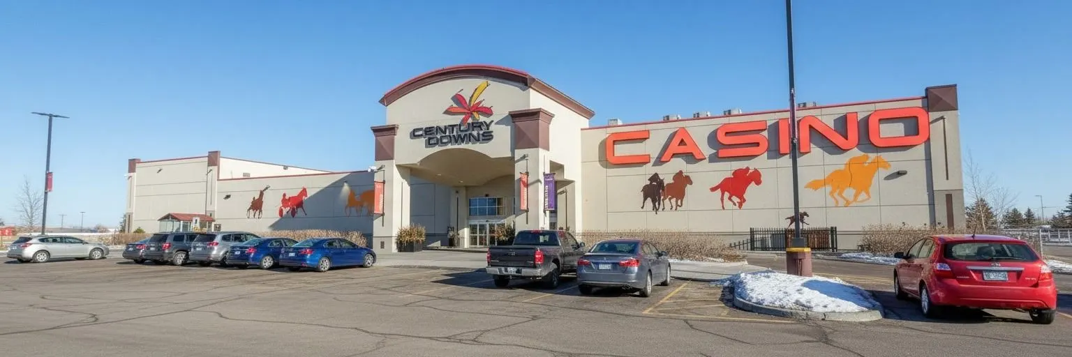 Century Downs Racetrack and Casino entrance — Century Downs Racetrack & Casino