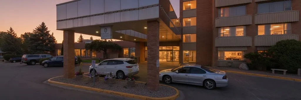 Copper Coulee Casino at dusk — Copper Coulee Casino