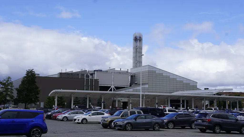 Elements Casino Brantford seen from the parking lot — Elements Casino Brantford