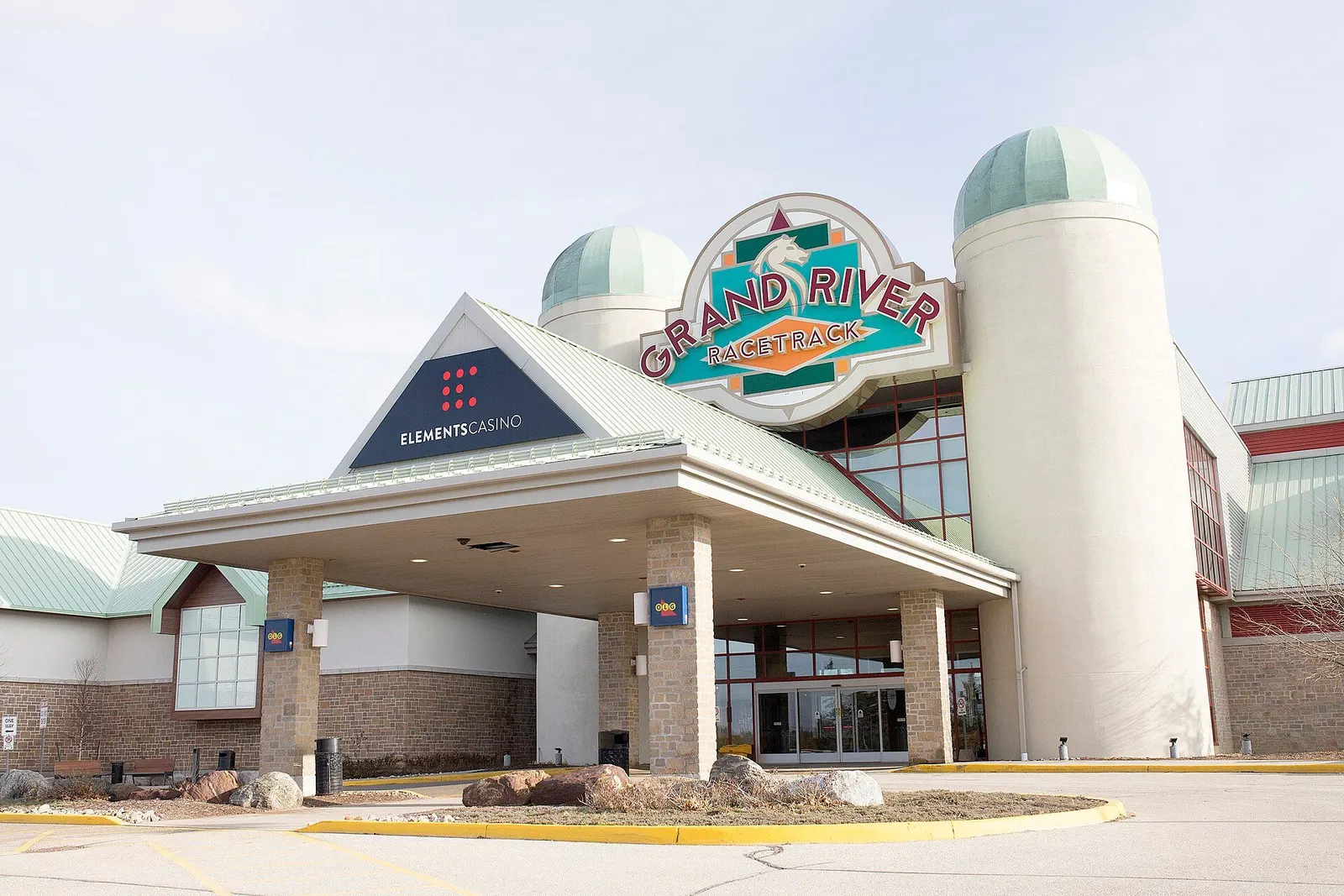 Main entrance to Elements Casino Grand River in Elora, Ontario — Elements Casino Grand River