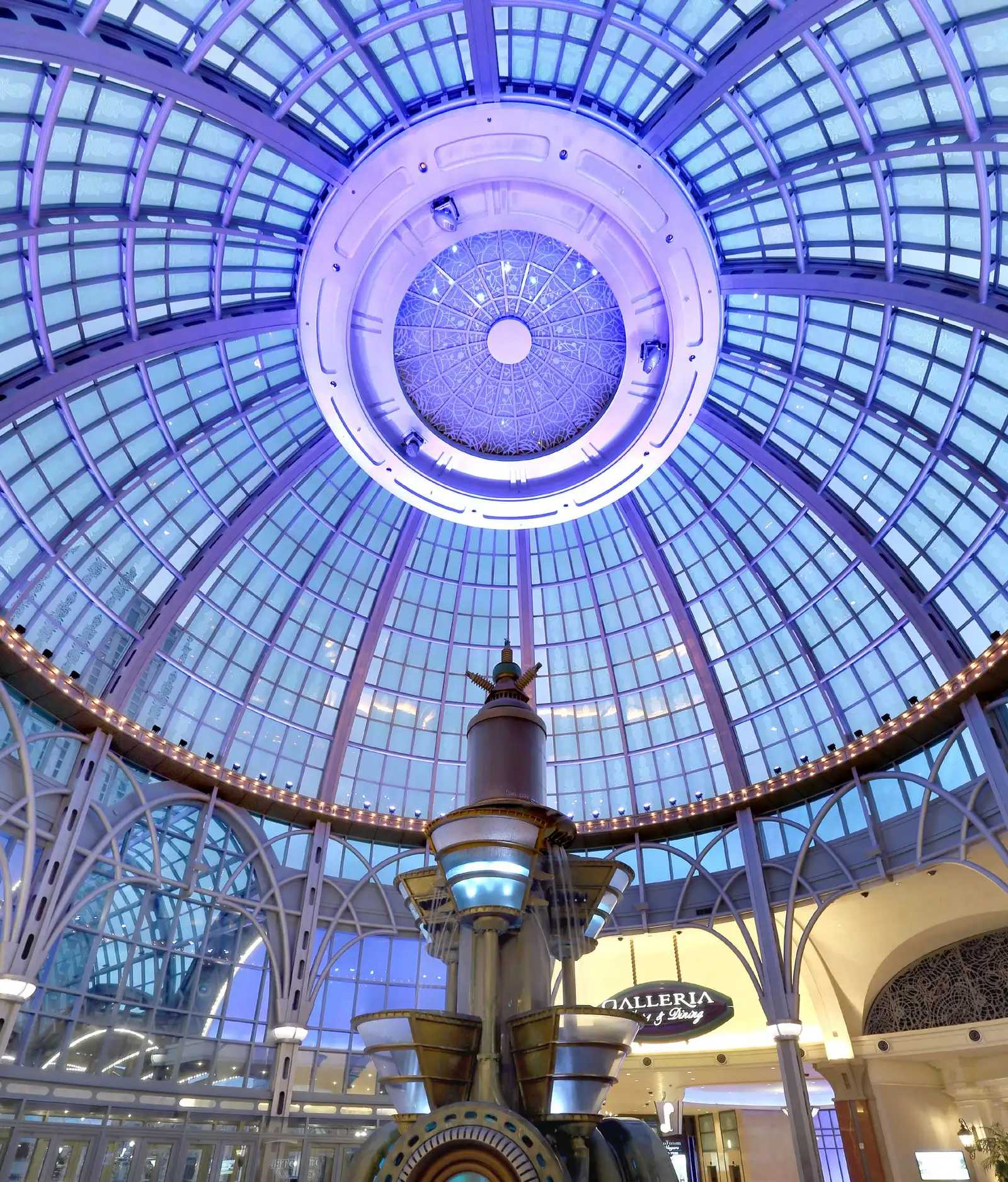 Glass dome over the Galleria at Fallsview Casino Resort — Fallsview Casino Resort