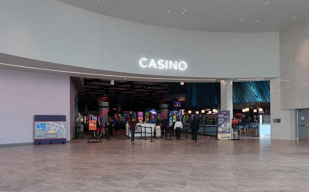 Entrance to the gaming floor at Great Canadian Casino Resort Toronto, 2023. — Great Canadian Casino Resort Toronto