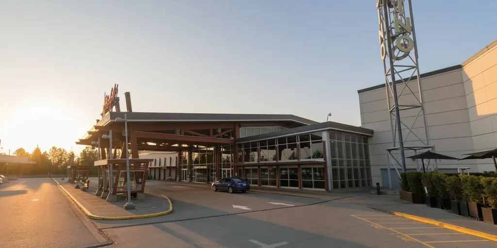 Starlight Casino New Westminster at sunset — Starlight Casino New Westminster