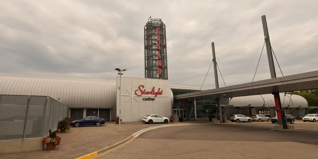 Starlight Casino Point Edward entrance and sign tower — Starlight Casino Point Edward