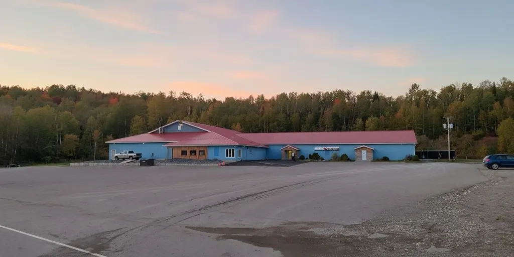 Tobique Gaming Center across its parking lot — Tobique Gaming Center